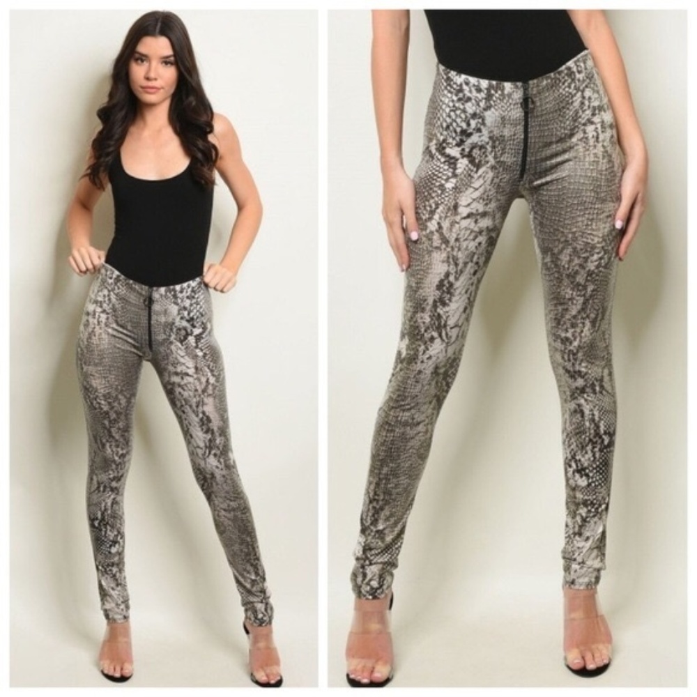 Just Arrived! Snake Print Pants.